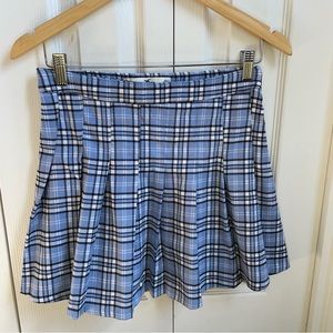 Hollister pleated ultra high rise mini skirt size S